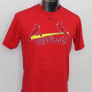St Louis Cardinals Baseball Boys Youth Tshirt XL Albert Pujols #5 MLB Red